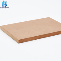 Panneaux muraux en bois ignifuges, panneaux muraux intérieurs en MDF, matériau en peuplier pour porte de sécurité