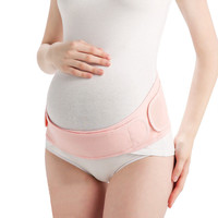 Réglable Respirant Noir Rose Beige Contrôle Du Ventre Spandex Nylon Protection Professionnelle Ceinture De Maternité Élastique Taille Soutien