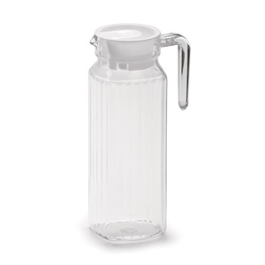 Jarra de Jugo Transparente de 2L con Rayas, Reutilizable, de Plástico, Jarra de Jugo de Policarbonato de 66oz para Restaurante - Product Image 2