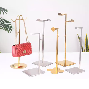 Tùy chỉnh bán lẻ kim loại chủ Ví với điều chỉnh chiều cao Túi kệ trưng bày Phụ Nữ Túi Xách hiển thị đứng - Product Image 4