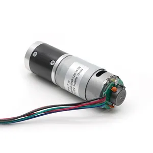 In stock 28mm 12V 310rpm Planetary DC Gear 395 brush Motor with magnetic encoder 12ppr