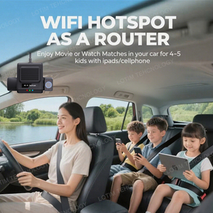 Lotim Không Có Màn Hình Dash Cam Với Ống Kính Kép Phía Trước Và Phía Sau 1080P Full HD Video Ghi Âm Được Xây Dựng-Trong Wifi Và Ứng Dụng Cho Xe Ô Tô - Product Image 5