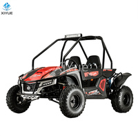 Buggy de démarrage électrique pour aventure en plein air 180CC Buggy UTV 2 places à essence 4 temps refroidi par air avec entraînement par pédale à vendre