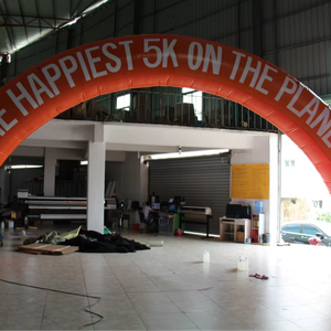 Arco inflable COLOR RUN para eventos de venta y publicidad comercial al aire libre - Product Image 1