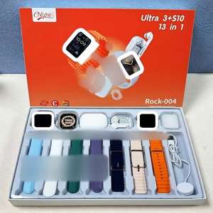 Ensemble de montres connectées R0CK Square TFT (001-002-003-004) avec longue autonomie, deux montres connectées magnétiques, deux écouteurs et un ensemble de bracelets interchangeables - Product Image 6