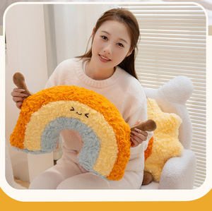 Coussin en <span class=keywords><strong>peluche</strong></span> mignon de la série Ciel : Nuage, Soleil, Lune, Étoile – Cadeau pour enfants, décoration de canapé, jouet en <span class=keywords><strong>peluche</strong></span> - Product Image 5