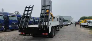 Howo A7 T7 Nx Flatbed Self Loader Telescopic Boom Truck Mounted Crane For Sale