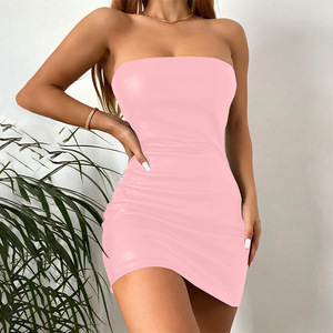 Vestido Tubo Mini para Mujer, Ajustado, Sexy, Ropa de Calle, para Fiesta, Club, Festivales - Product Image 3