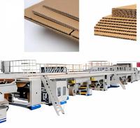 Ligne de production automatique de carton ondulé à grande vitesse à 3/5/7 couches