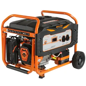 BS6500E-V 3kw 5kw Support ODM&OEM Electric Start Gasoline Generator with Handle and Big Wheels