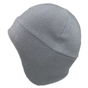 Bike Skull Cap For Winter Polyester Knitted Customize Private Label Blank Plain Cold Weather Motor Helmet Cap Skull Beanie Hat