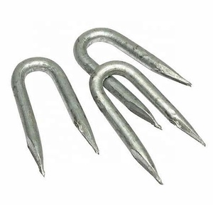 Grapas en Forma de U con Punta de Diamante Galvanizadas de 1 Pulgada - Product Image 2