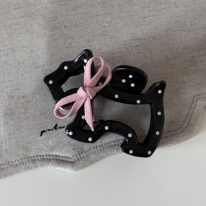 Pinzas para el Cabello de Plástico Ecológicas con Temática de Animales Adorables, Diseños Ajustables de Cachorro y Tiburón con Lazos Decorativos - Product Image 4