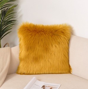 OEM <span class=keywords><strong>fourrure</strong></span> literie haute pile décorative fausse <span class=keywords><strong>fourrure</strong></span> oreillers <span class=keywords><strong>housse</strong></span> de <span class=keywords><strong>coussin</strong></span> - Product Image 2