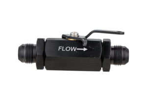 Vanne d'arrêt de carburant mâle en aluminium anodisé de qualité supérieure AN6/AN8/AN10 avec levier à câble pour systèmes de carburant de course - Product Image 3