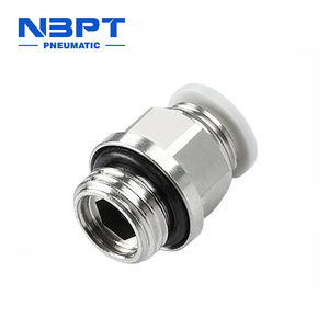 Raccordo Pneumatico NBPT <span class=keywords><strong>PMF</strong></span> One-Touch, Connettore a Spinta in Ottone con Tappo in Plastica per Molteplici Scenari <span class=keywords><strong>PMF</strong></span>/4/6/8/10/12 - Product Image 2