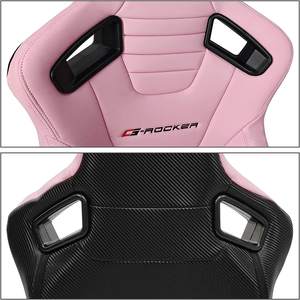 JIABEIR 1095 siège de course universel pour conducteur de voiture, <span class=keywords><strong>cuir</strong></span> de haute qualité, réglable, simulateur de Sport, jeux, Sim - Product Image 4