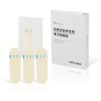10 Buah Produk Alis Microblading untuk Seniman Tato Saja Stiker Konversi Latihan Alat Rias Alis Aksesori Kecantikan