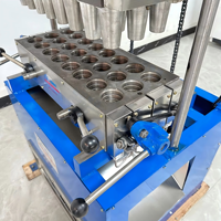 Machine à gaufres, rouleaux et gâteaux glacés en acier inoxydable avec pompe pour la restauration commerciale et les usines de snacks
