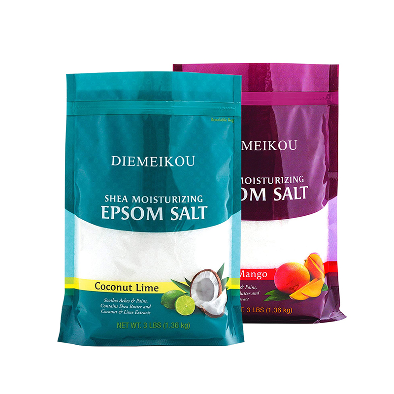 High quality sea salt bath soak whitening packaging bags relaxing soak bathing suppliers bath salt