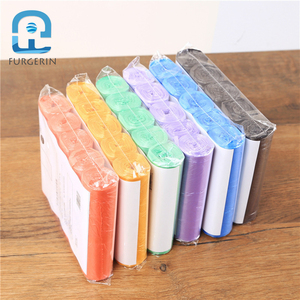 5 rollos, 1 paquete de 100 Uds., bolsa de basura desechable para el hogar, almacenamiento de cocina, bolsas de basura, bolsa de basura de limpieza, bolsa de plástico, 5 rollos 1 Pa - Product Image 2