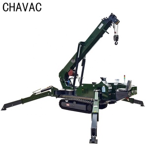 Nhà Ngoài Trời 1.2/3/5/Tấn Xây Dựng Spider Cao Su Bánh Xích Động Cơ Diesel Ổ Đĩa Cần Cẩu Điện Thủy Lực Kính Thiên Văn Bùng Nổ - Product Image 3