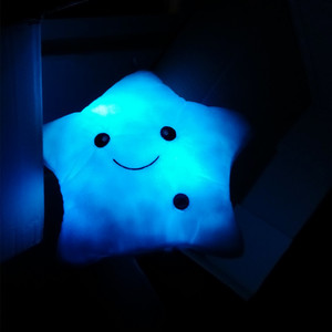 Ours en peluche lumineux LED HY avec étoiles scintillantes, coussin confortable en coton rembourré en PP, cadeau d'anniversaire pour garçons et filles - Product Image 5
