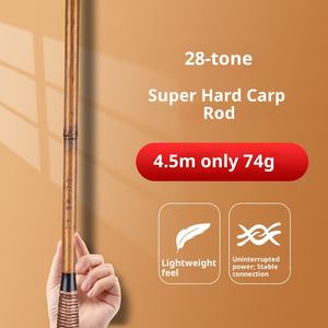 Yada modèle 002 japonais carbone Ultra léger doux Action 5 dureté 3.6m canne à main réglable pour la pêche au lac de la <span class=keywords><strong>carpe</strong></span> - Product Image 1