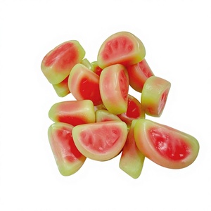 Caramelos de Goma con Sabor a Fruta, Multicolores, con Forma de Fruta 3D, Recubrimiento Súper Ácido, Sabor a Sandía - Product Image 4