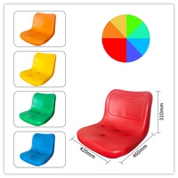Sièges de tribune en polypropylène imperméables et faciles à nettoyer, chaises de gradins extérieures pour centre sportif