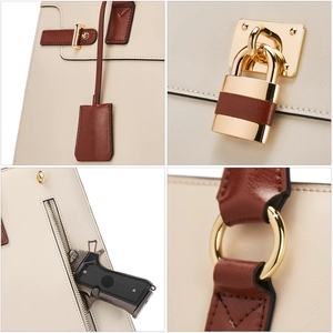 Nhà sản xuất túi xách nữ cao cấp, thiết kế OEM/ODM, kiểu dáng cổ điển, in logo tùy chỉnh, chất liệu da PU, thời trang, túi tote nữ - Product Image 3