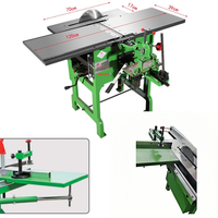 MQ393 Machine à Bois Combinée Industrielle Scie et Raboteuse d'Établi