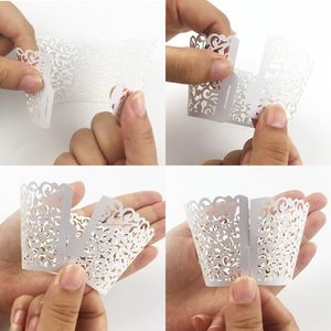 Forros de papel impresos personalizados para cupcakes, tazas para hornear, moldes Premium, tazas para magdalenas, revestimientos para pasteles, <span class=keywords><strong>Mini</strong></span> contenedor de capacidad desechable 5C - Product Image 4