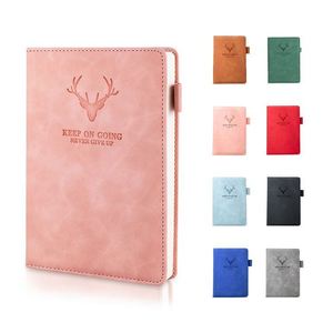 Promotional Business High-End Leather 180 Sheets A5 <b>Notebook</b> 360 Pages Custom logo PU Soft Planners Journals <b>Diary</b> <b>Notebook</b> - Product Image 1