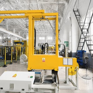 Machine de cerclage automatique de palettes sur portique, équipement de cerclage stable et haute vitesse pour le traitement de palettes de cartons empilés à grand volume - Product Image 4