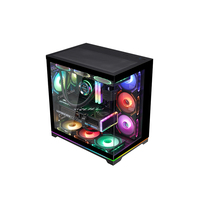 Boîtier PC Gaming ATX en Gros Usine, Support GPU 400mm, Refroidisseur CPU 157mm, Refroidissement Liquide 360mm pour Châssis d'Ordinateur de Bureau