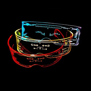 Nicro sáng tạo tùy chỉnh Neon Nguồn cung cấp bên dẫn Kính El dây buổi <span class=keywords><strong>h</strong></span>òa nhạc lễ <span class=keywords><strong>h</strong></span>ội lễ <span class=keywords><strong>h</strong></span>ội cổ vũ Prop sáng dẫn ánh sáng kính - Product Image 2