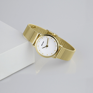 Orologi da Donna in Acciaio Inossidabile con Logo OEM, Orologi di Lusso Dorati per Affari, Eleganti e Costosi - Product Image 2