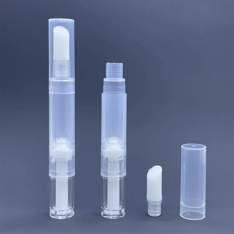 2ml 4ml 4.5ml異なる化粧品液体またはクリーム容器ツイスト化粧ペンブラシ付き空のキューティクルオイルマニキュア