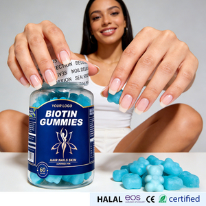 <strong>Collagen</strong> Whitening Hair Skin and Nails Gummies Tanning Gummies Skin Whitening Glutathione Vitamins c Biotin Hair Growth Gummies - Product Image 1