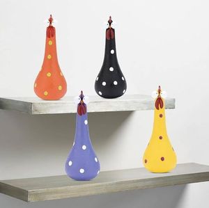 Coq en résine peint à la main Artistique Animal Sculpture Creative Jardin Extérieur Pelouse Cour Bureau Maison <span class=keywords><strong>Fun</strong></span> Décorations - Product Image 3