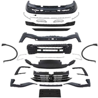 Kit carrosserie pour Volkswagen VW Tiguan 2022, mise à niveau vers le kit carrosserie R-line avec pare-chocs avant, pare-chocs arrière et jupes latérales