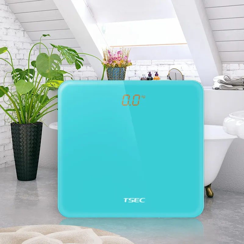2023 Zhejiang Ningbo Nouveaux produits chine balance de salle de bain numérique en verre cellulaire mécanique maison blanc 180 kilogrammes balance de pesée