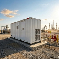Bâtiment de contrôle d'alimentation antidéflagrant en conteneur MCC pour champ pétrolier, certifié ATEX Zone 1 Zone 2, pour salle de contrôle