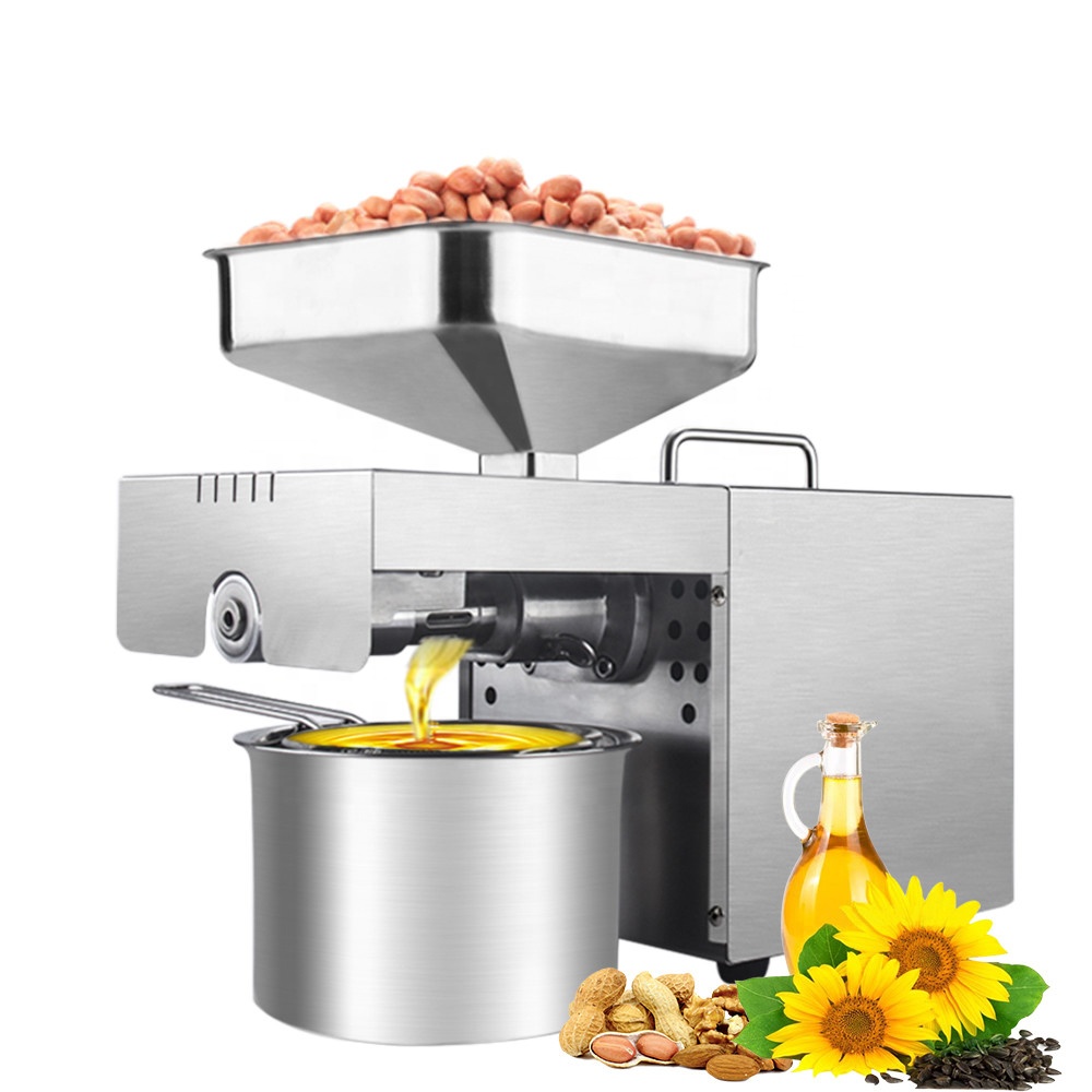 Новый Нержавеющая сталь масло пресс машина коммерческих домашнего вытяжки жмыха прижимной 110 В или 220 доступны