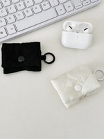 Tas penyimpan Earphone, tas penyimpan Headset nirkabel warna permen portabel, Gantungan Kunci lembut gaya Korea