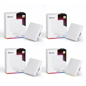 SONOFF TX T5 86 Series Smart LED Light Wall <strong>Switch</strong> Ultimate Full Touch WIFI Button Alexa EU Compatible 240v PC Material Home Use - Product Image 1