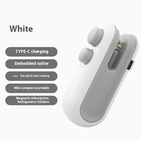 Scelleuse thermique électrique miniature portable et durable en plastique pour usage extérieur et domestique avec clip de scellage