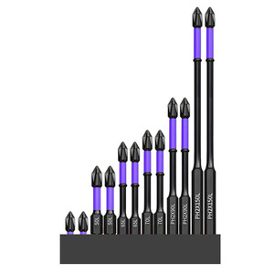 21pcs Non-Slip Steel Impact-Resistant Plus Magnetic Bit <b>Set</b> Teeth Jelly Magnet Ring Base <b>Screwdriver</b> Bits Non-slip Design Ensure - Product Image 3