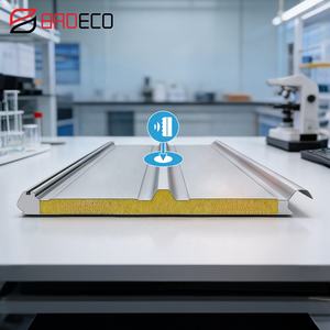 Panneaux <span class=keywords><strong>de</strong></span> <span class=keywords><strong>laine</strong></span> <span class=keywords><strong>de</strong></span> <span class=keywords><strong>verre</strong></span> <span class=keywords><strong>de</strong></span> haute qualité A1 ignifuges, fournisseurs chinois, <span class=keywords><strong>prix</strong></span> <span class=keywords><strong>de</strong></span> gros, bords scellés en PU pour toiture - Product Image 3